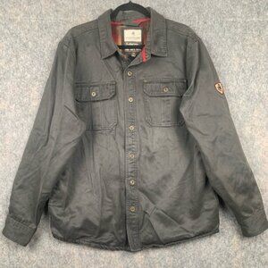 Legendary Whitetails Waxed Jacket Men's Size Large‎ Journeyman Flannel Lined